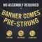 Pre-Strung "Cheers to 20 Years" Gold Glitter Banner - No-DIY 20th Birthday & Anniversary Decorations for Men & Women - Premium 350gsm Cardstock - 5ft Large Photo Backdrop & Wall Sign